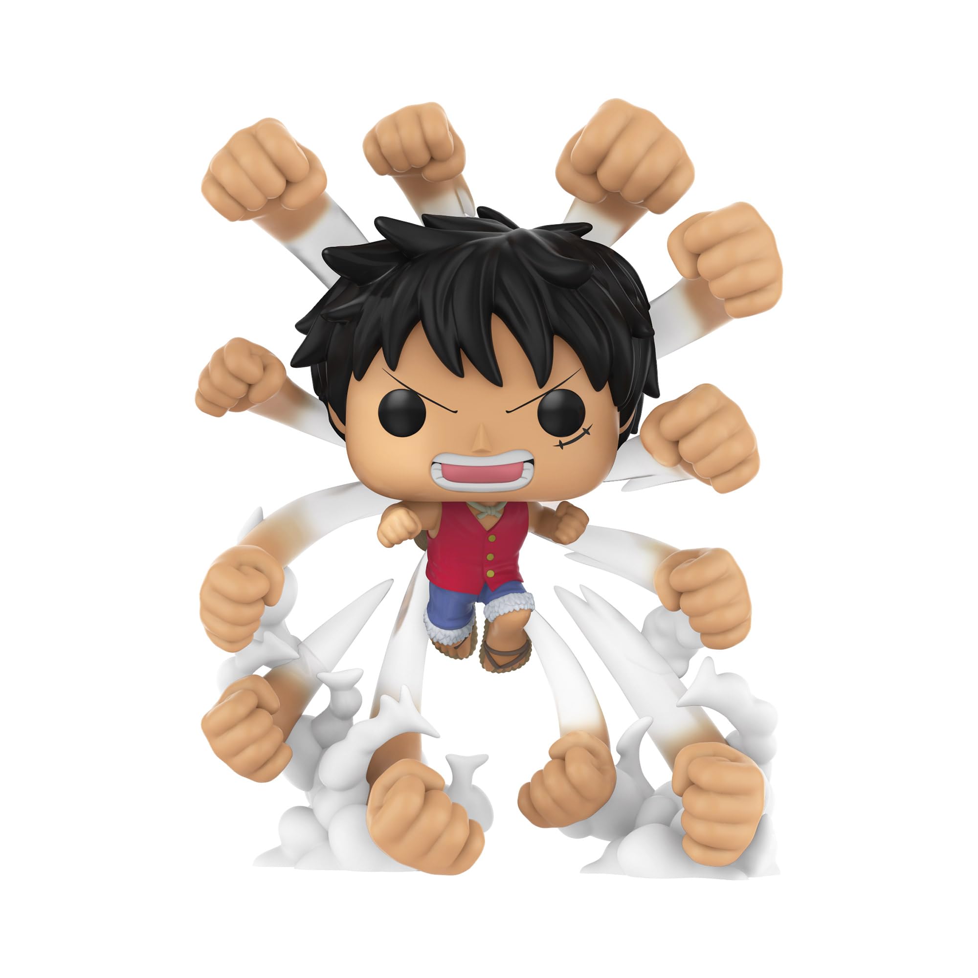 Funko POP! One Piece - Luffy Gum Gum Gatling Premium Vinyl Figure | 3.75 Inches | Amazon Exclusive