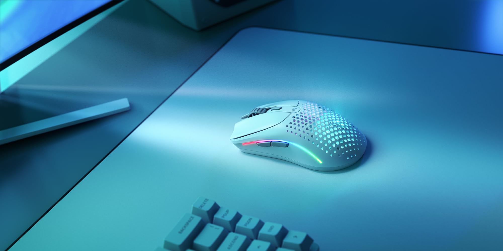 GLORIOUS Model O 2 Wireless Gaming Mouse - 68g Superlight, 26K BAMF 2.0 Sensor, RGB, Ambidextrous, 6 Buttons, Matte White 16
