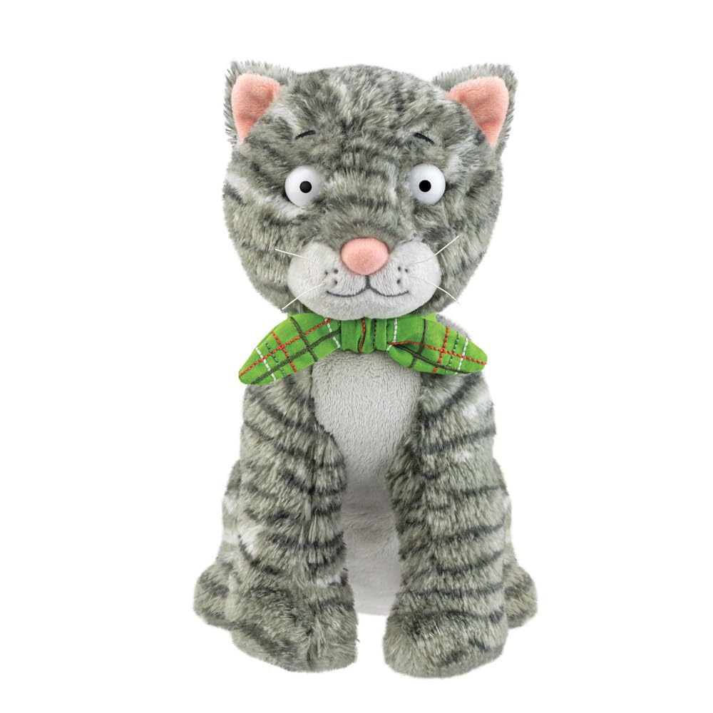 Aurora Tabby McTat Cat Soft Toy - 9 Inch, Grey and White, Suitable from Birth 1
