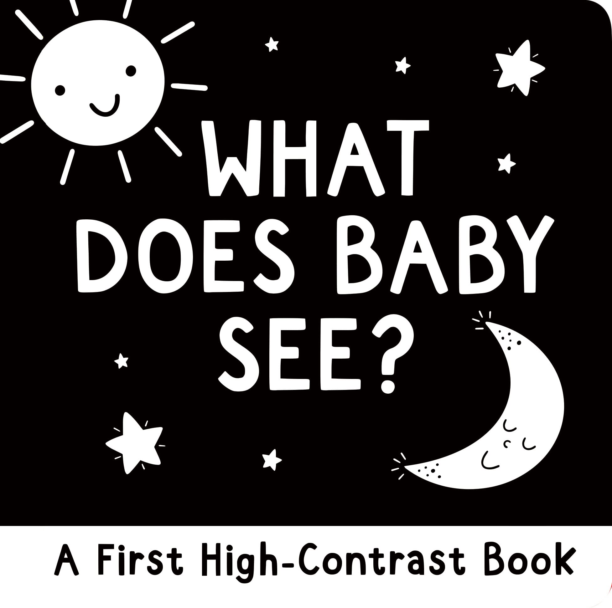 Peter Pauper Press What Does Baby See? High-Contrast Board Book for Early Learning | Ages 0+