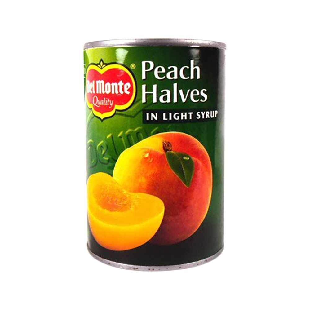 Del Monte Peach Halves in Light Syrup | 420g Can | Fat & Preservative Free
