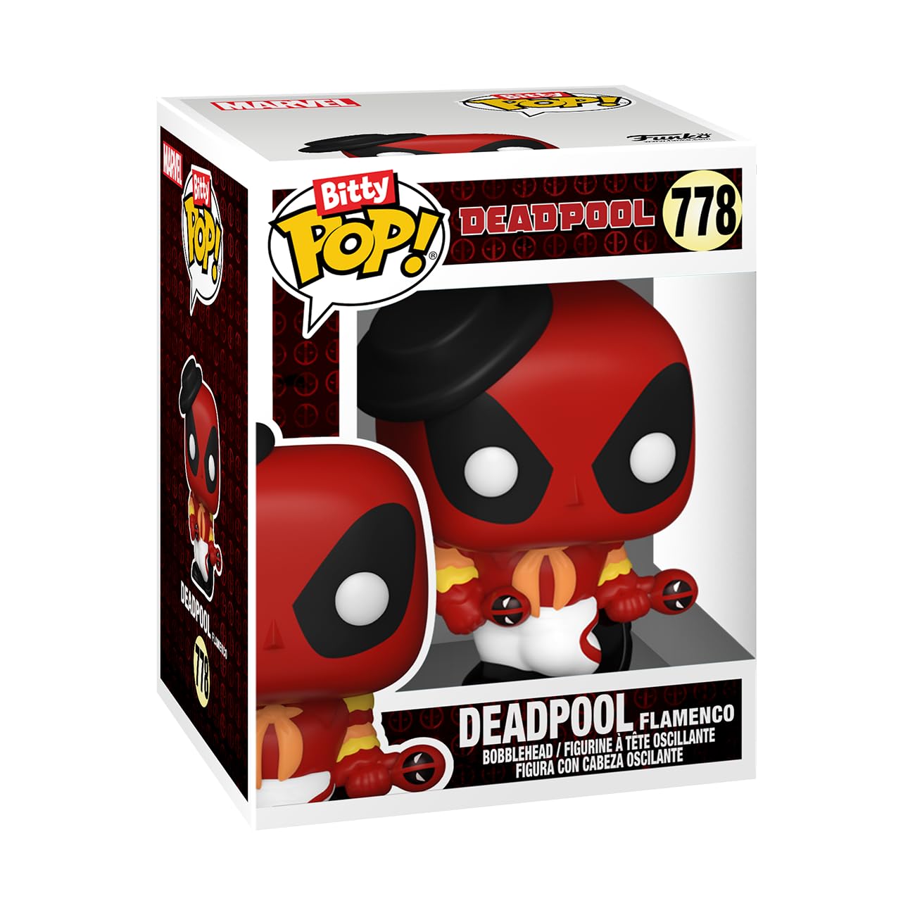 Funko POP! Bitty 4 Pack Deadpool Bathtime & Mystery Mini Figure | 0.9-inch Vinyl Collectible 4