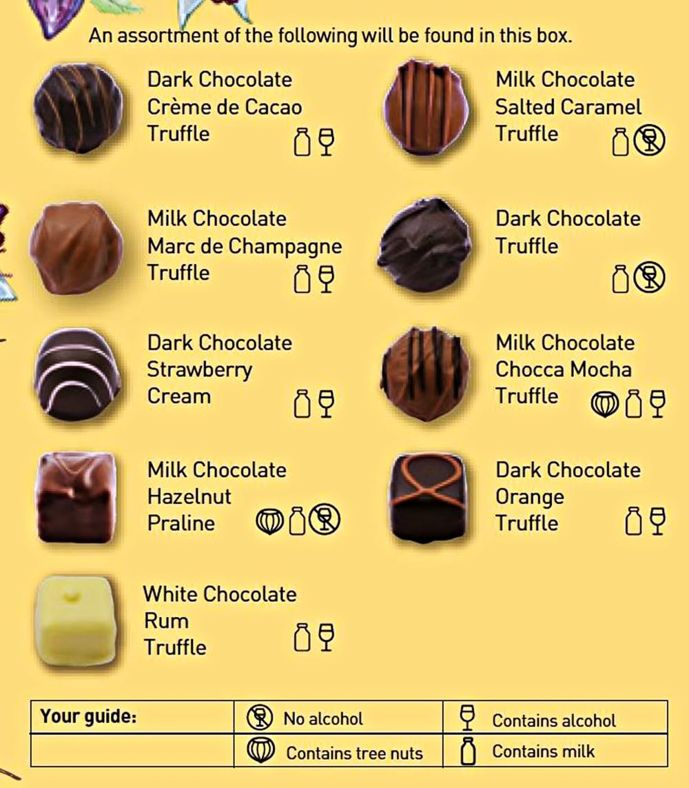 Holdsworth Handmade English Chocolates Happy Birthday Gift Box - 9 Truffles, 110g 3