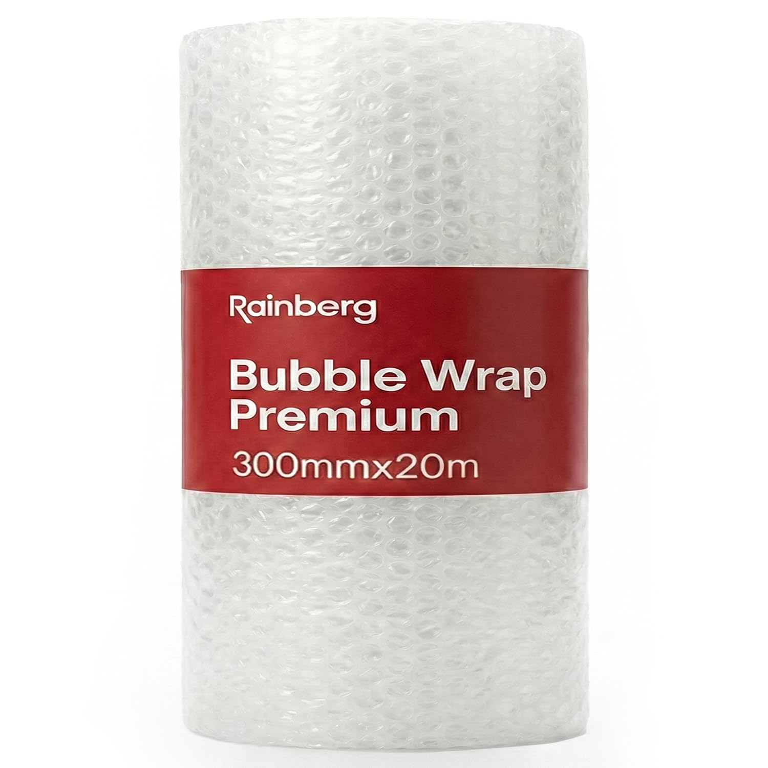 Rainberg Heavy Duty Bubble Wrap Roll - 300mm x 20m | Tear-Resistant | Recyclable