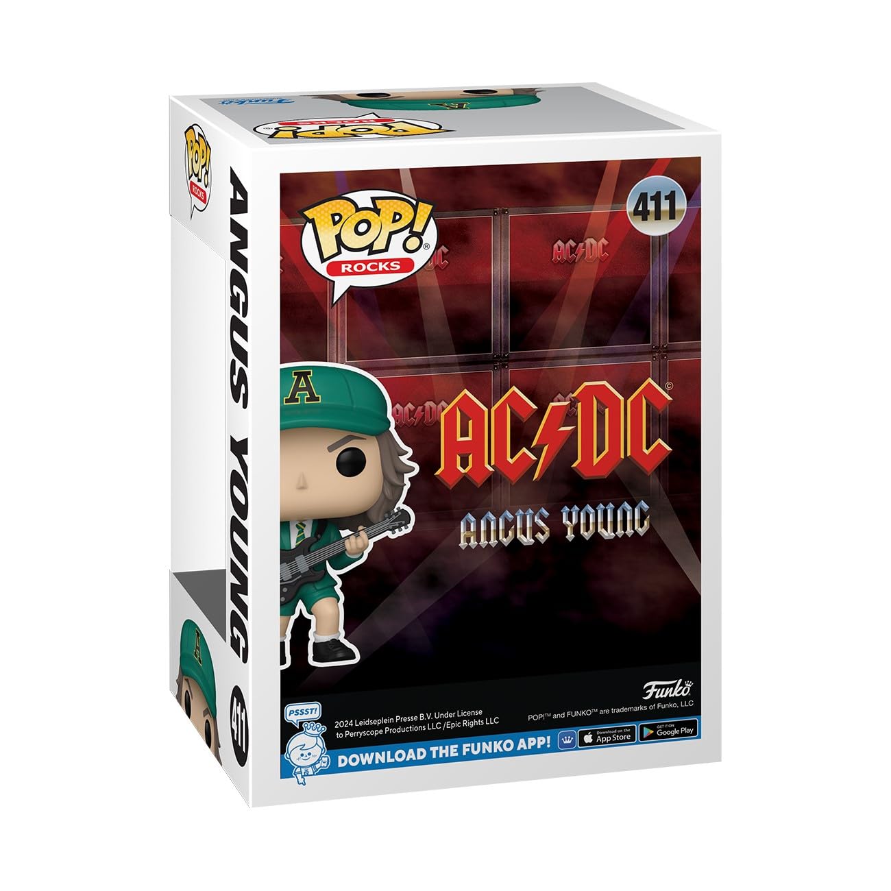 Funko Pop! Rocks: AC/DC - Angus Young (Green) Collectable Vinyl Figure | 3.75 in 3