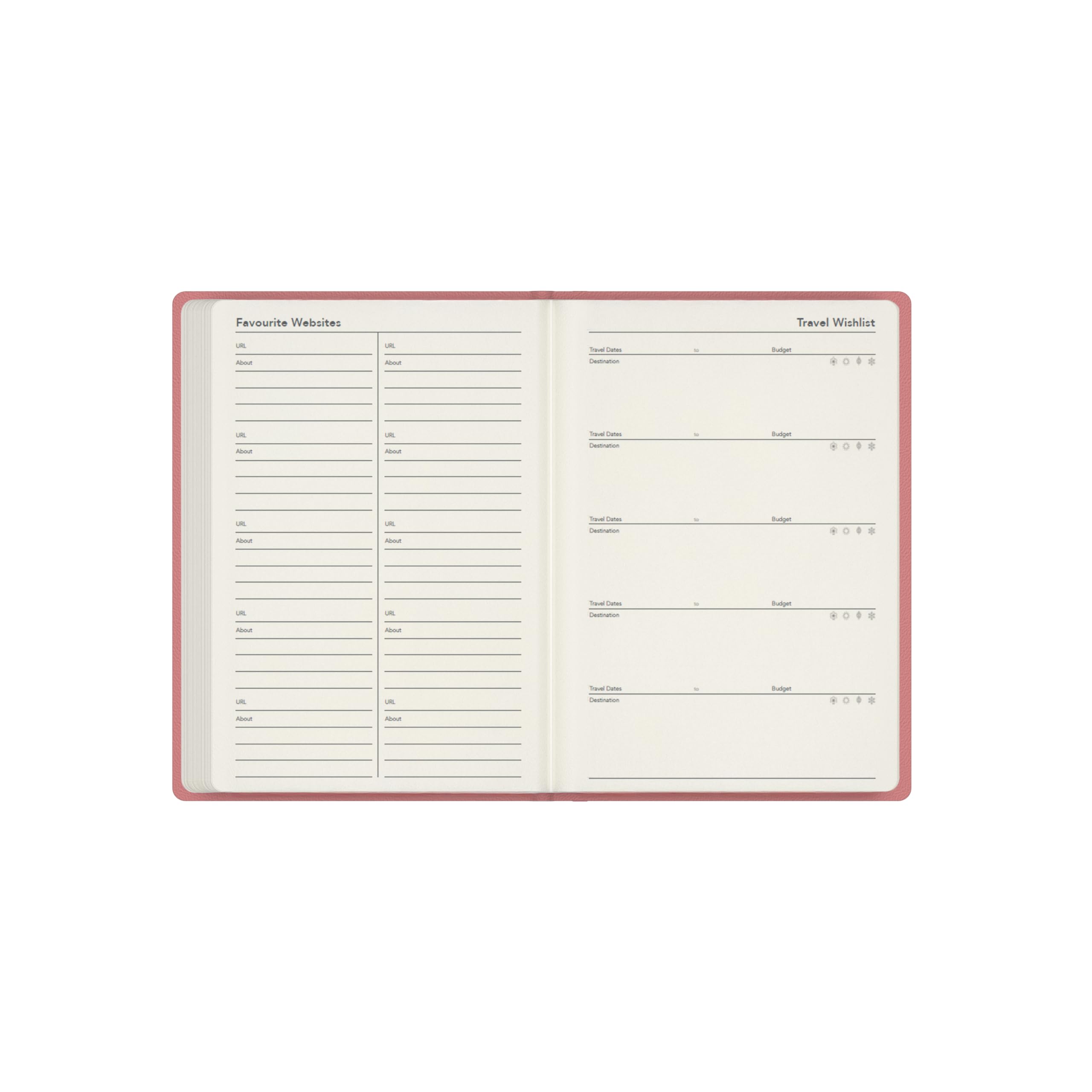 Collins 2026-2027 Academic Year Planner - 13 Month A6 Week-to-View Diary | Hardcover Organizer 4