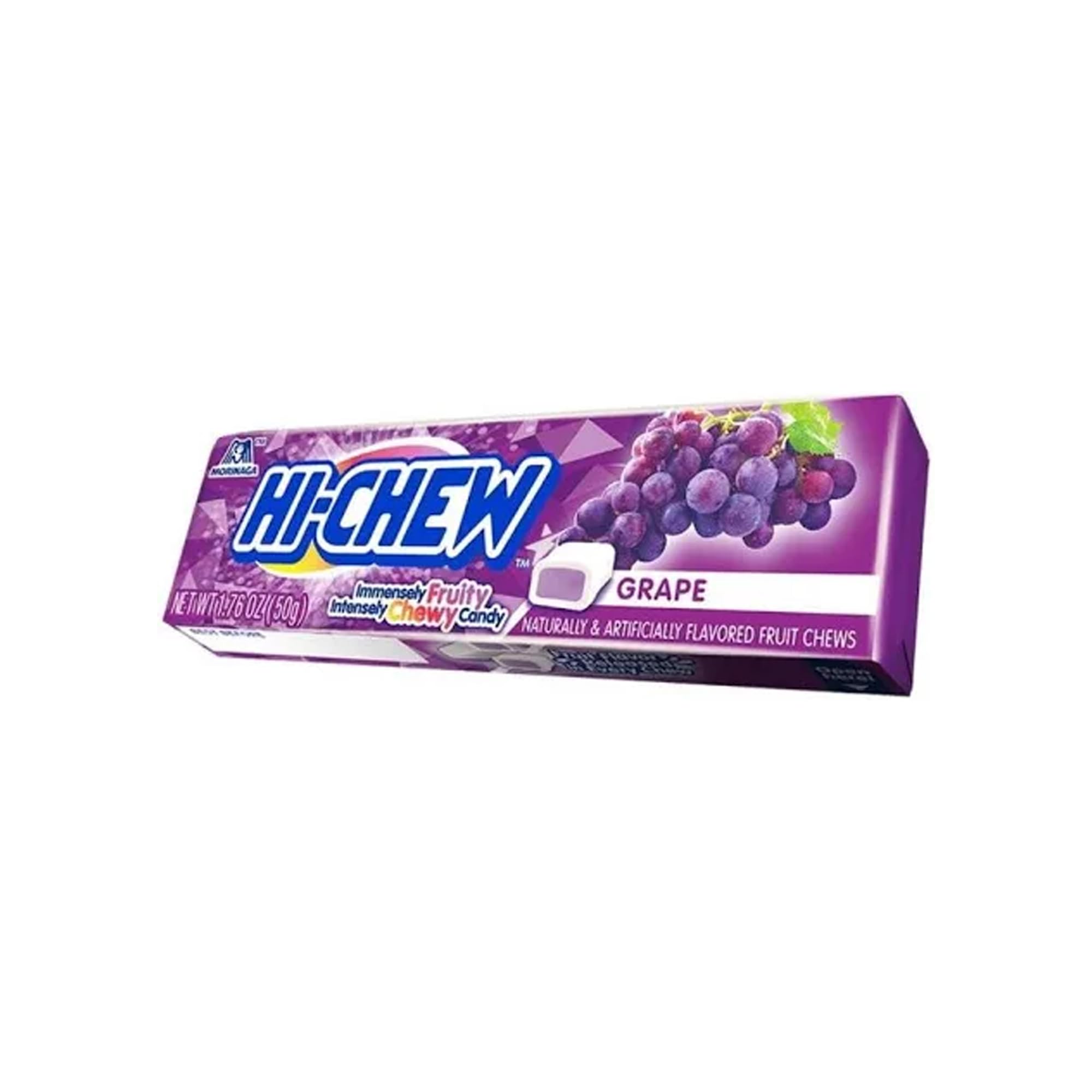 Hi-Chew Grape Fruit & Chewy Candy - Melts in your mouth | 50g | Purple 1