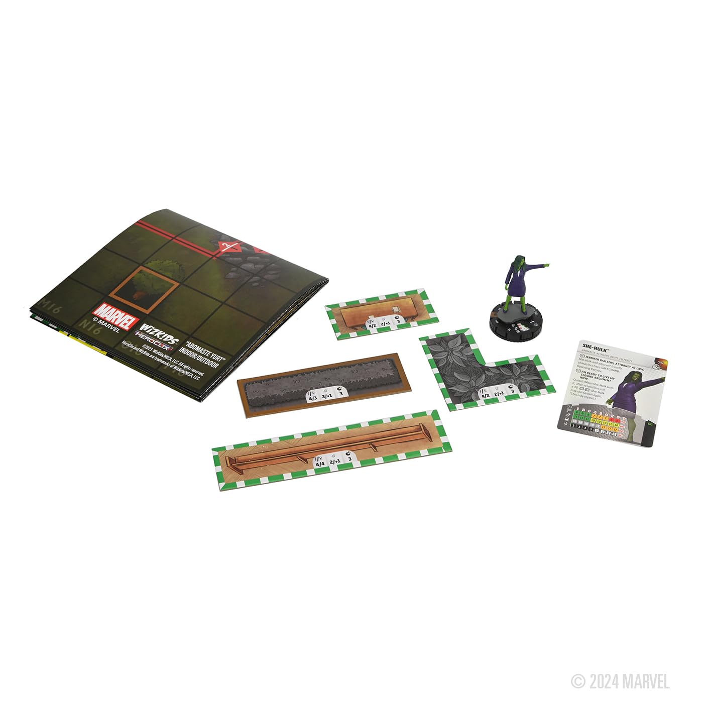 WizKids Marvel HeroClix: She-Hulk Play at Home Kit - Limited Edition Figure 4