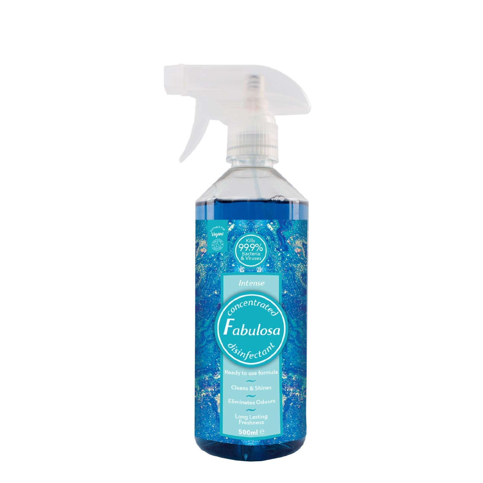 Fabulosa Antibacterial Disinfectant Spray - All Purpose Multi Surface Cleaner | Intense Scent | 500 ml