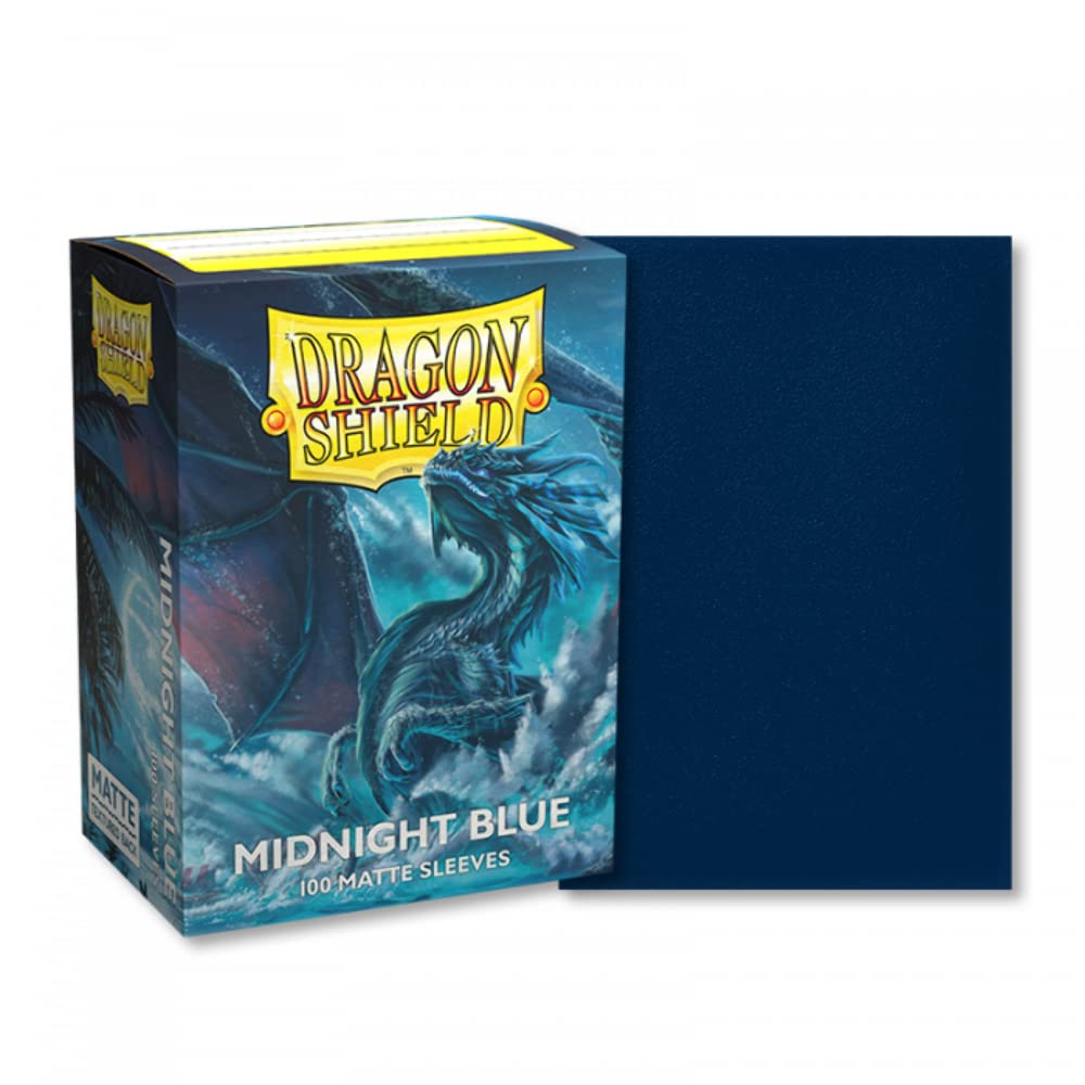 Dragon Shield AT-11057 Standard Size Matte Midnight Blue (100 Sleeves)