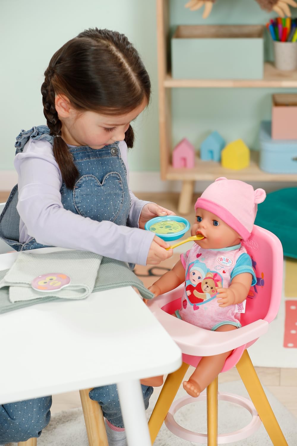 BABY born Feeding Set - 5 Water-Reveal Meals for Dolls 36-43cm 5