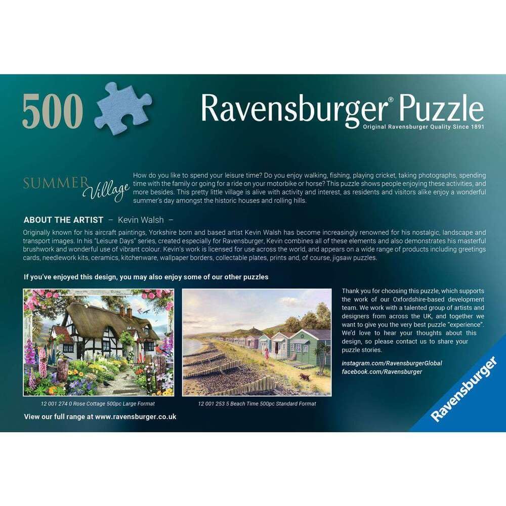 Ravensburger Summer Village 500 Piece Jigsaw Puzzle for Adults and Kids | FSC Certified 4