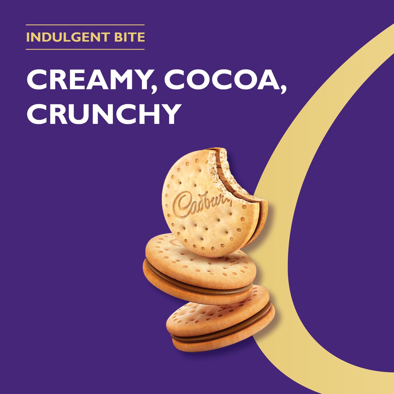 Cadbury Choco Sandwich Biscuit – Kekse mit Schokoladenfüllung, 260 g 3