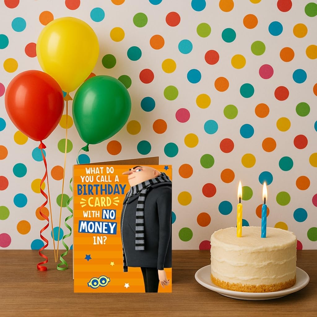 Danilo Promotions LTD Despicable Me Birthday Card - 5x7 Inches | Official Licensed Product 3