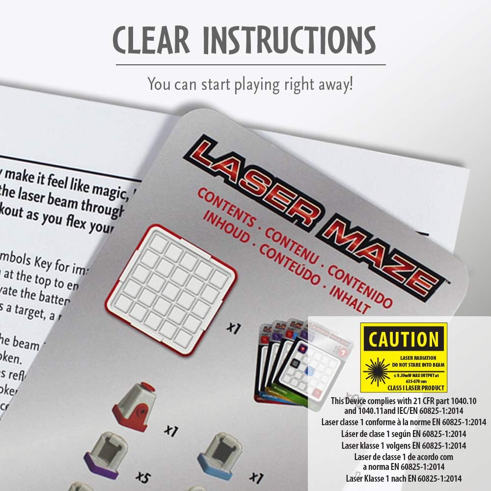 Thinkfun Laser Maze Logic Game - STEM Puzzle Challenge for Kids & Adults 6