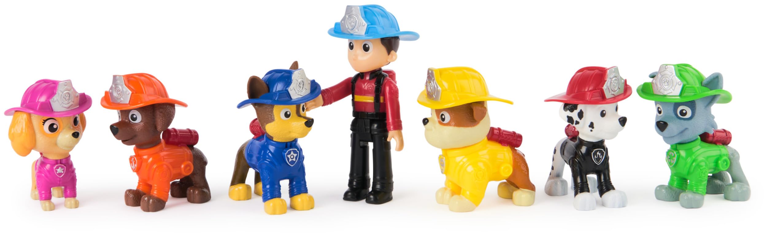 Paw Patrol Fire Rescue Team Pack - 7 Action Figures | Ages 3+ | 7.6 cm Tall 4
