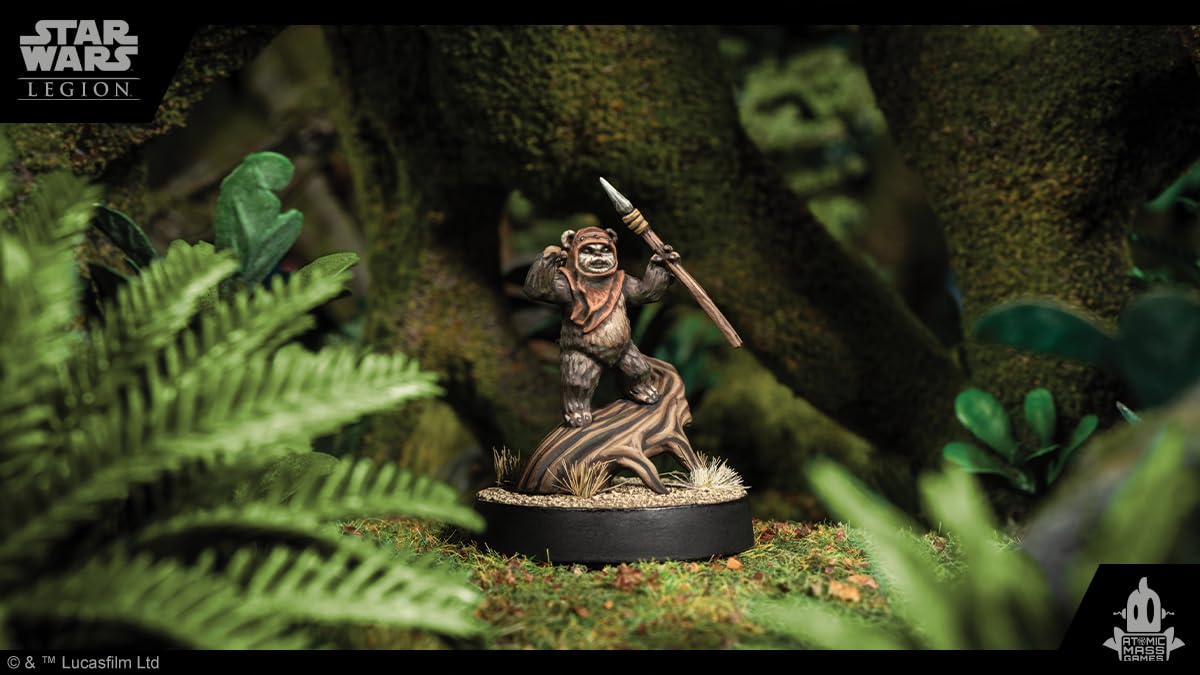Atomic Mass Games Star Wars: Legion Logray &amp; Wicket Commander-Erweiterung 6