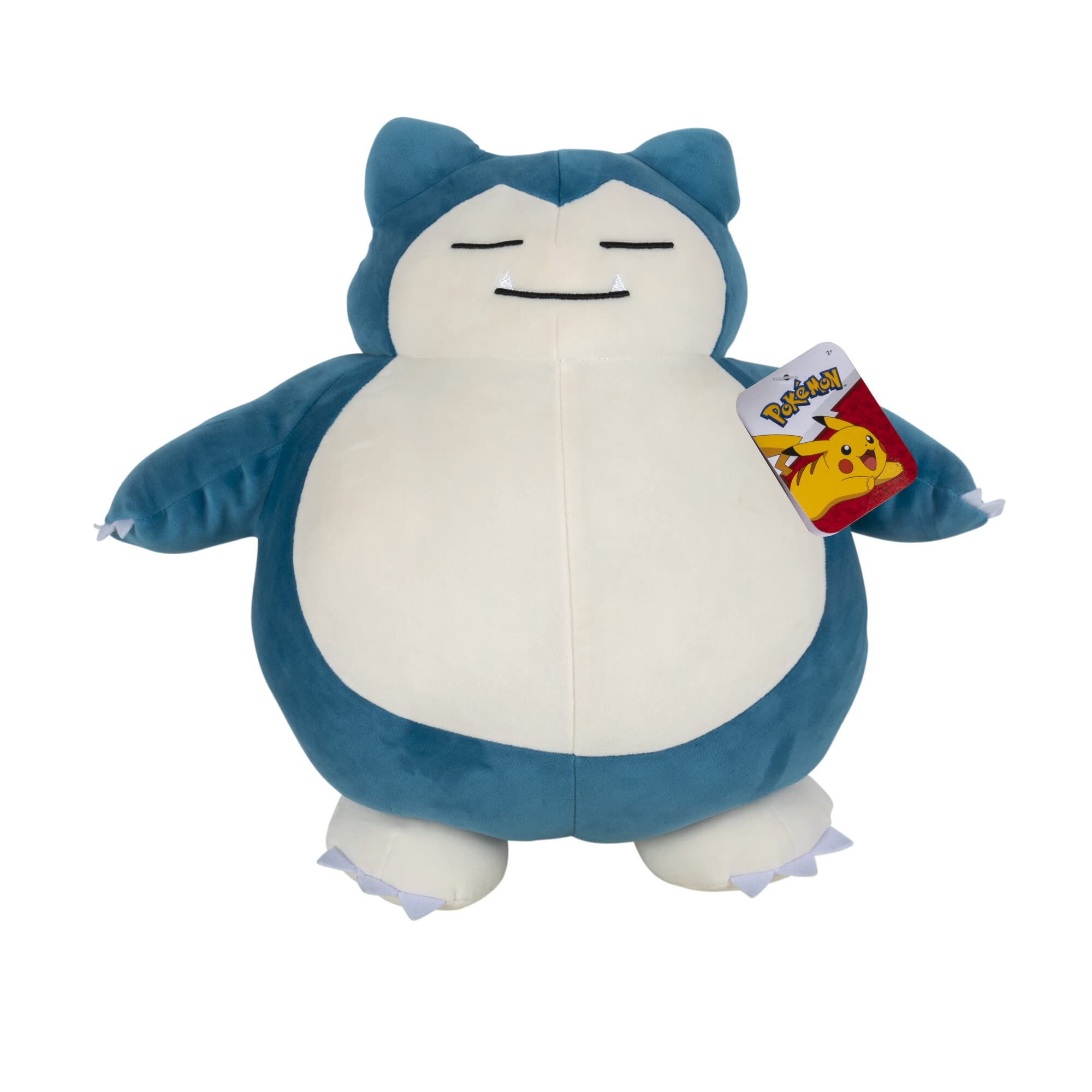 Jazwares Pokémon Snorlax Sleeping Plush - 18-Inch Premium Polyester Stuffed Toy for Unisex Children Ages 3+