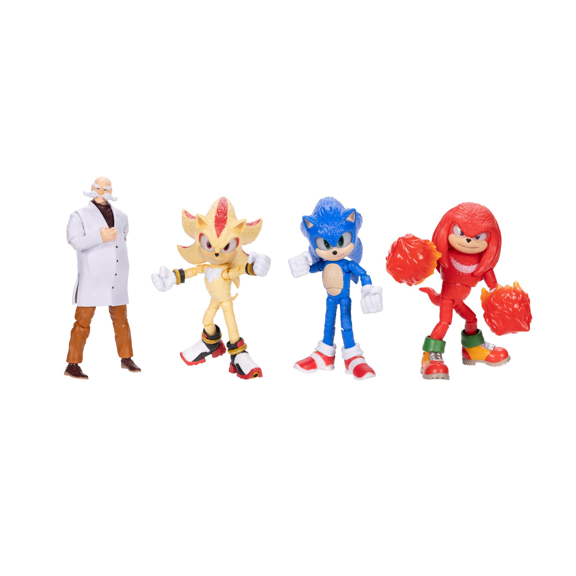 Sonic The Hedgehog Sonic 3 Movie Sonic with Emerald Accessory Action Figure | 13 cm | Jakks Pacific 6