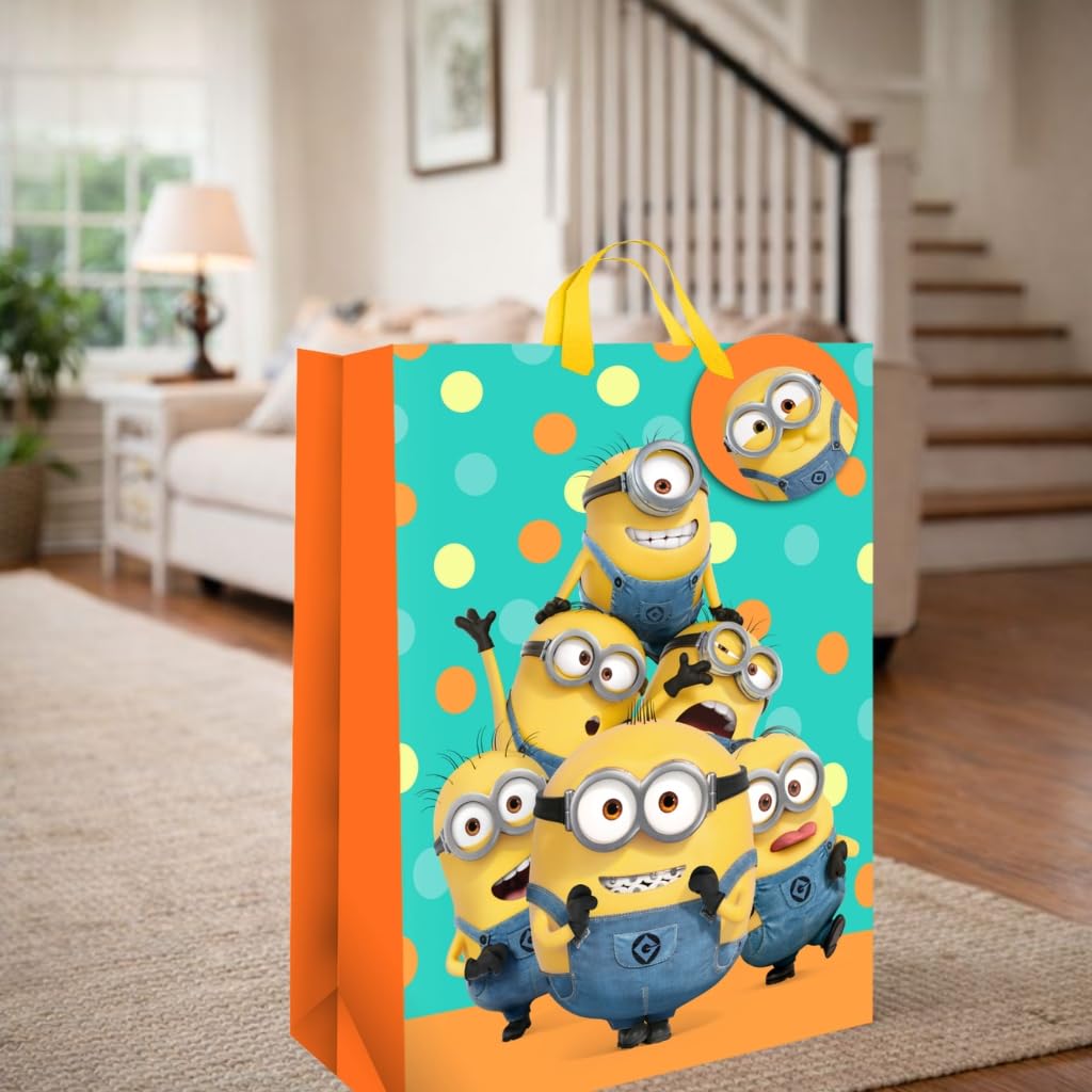 Danilo Promotions LTD Despicable Me Minions Medium Gift Bag | Birthday Occasion | Paper 4