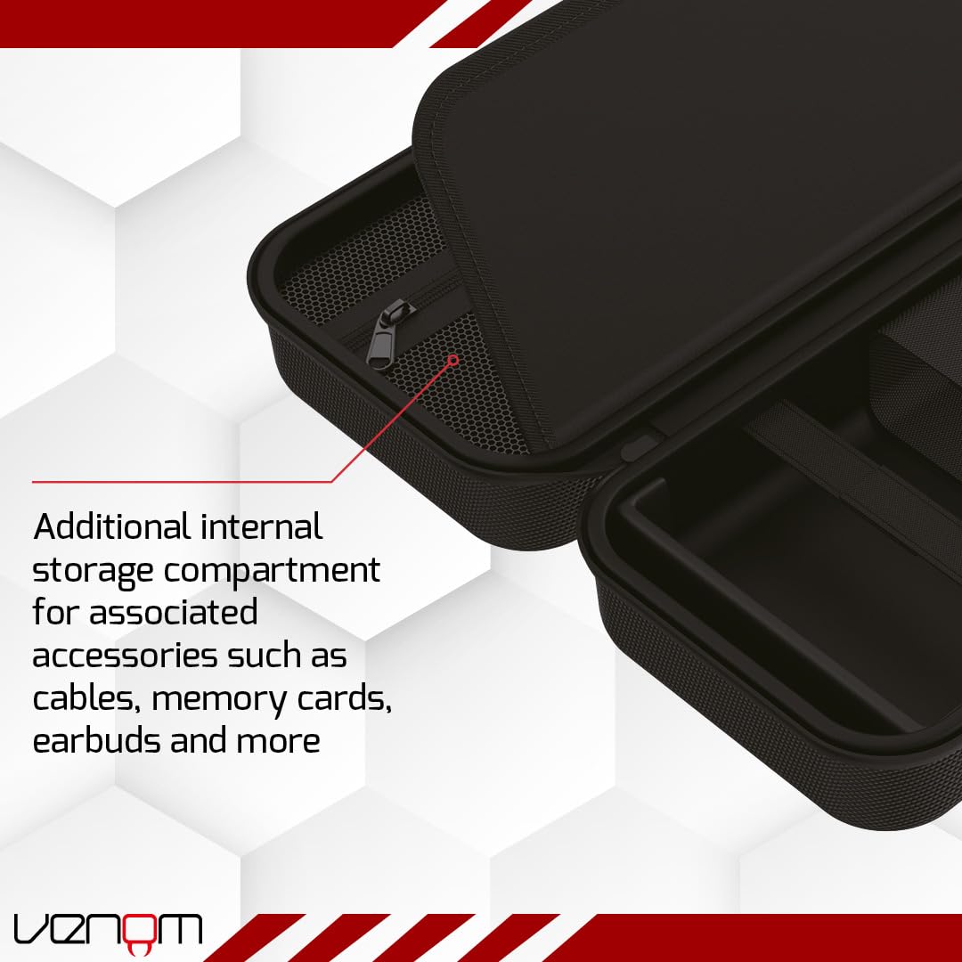 Venom Handheld PC Storage Case – Compatible with Steam Deck, Asus Rog Ally, 6