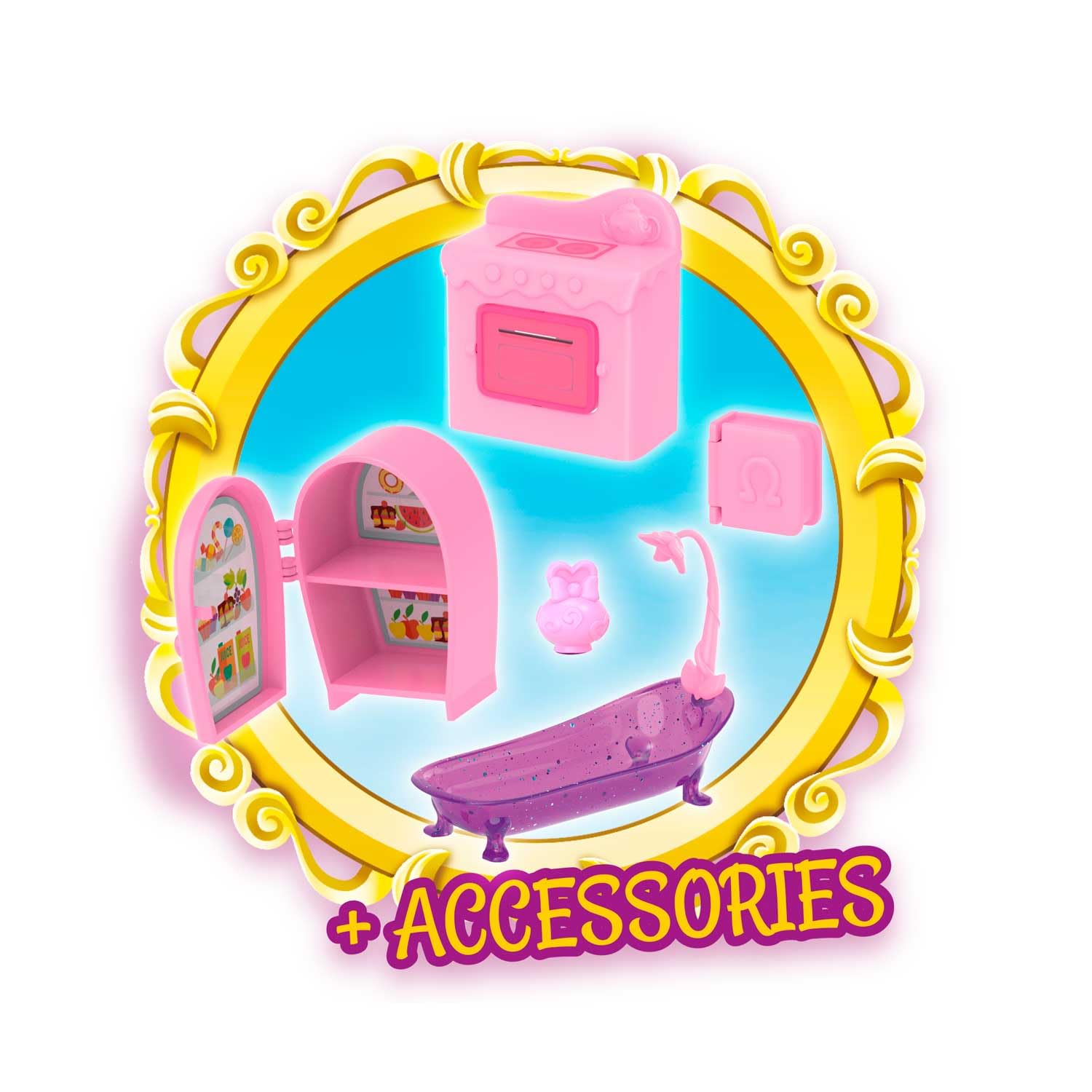 Galupy Butterfly House Playset with Nessy Unicorn Figure | Ages 3+ 4