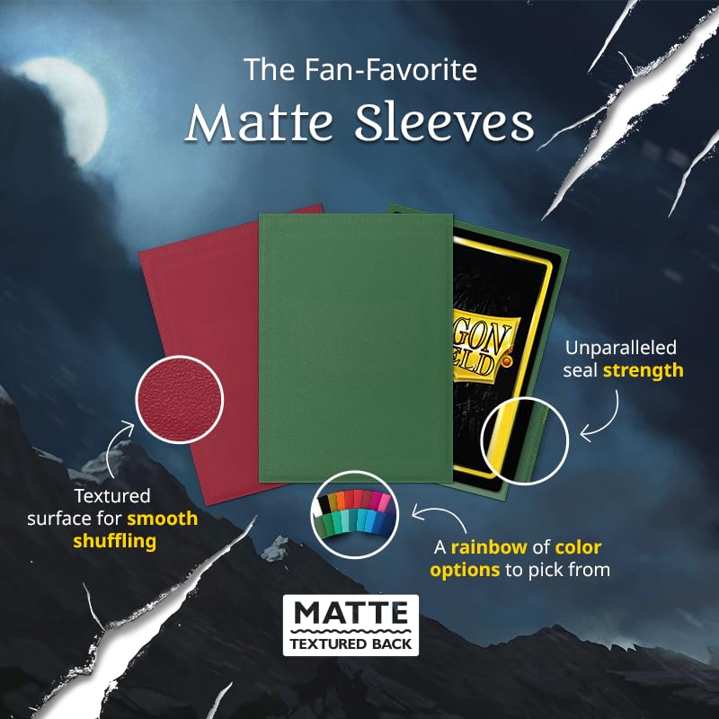 Dragon Shield White Matte Japanese Size Sleeves - 60 Count | 120µm Thick | Acid-Free 4