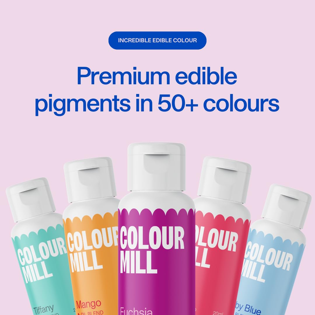 Colour Mill Oil Based Food Colouring - Cobalt | High Concentration | 20ml 5