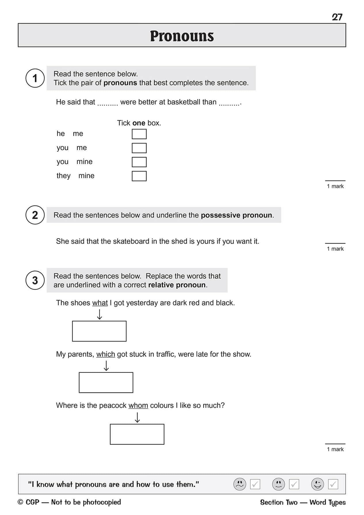 CGP KS2 English SATS Question Book - Ages 10-11 | Year 6 Practice Questions | Paperback 9