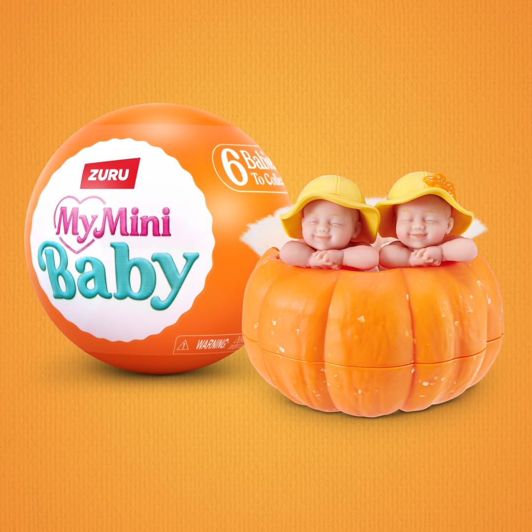 ZURU MY MINI Baby Pumpkin Patch Series 1 Collectible Mystery Miniatures | 2 Pack 5