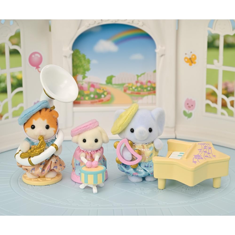 Sylvanian Families Nursery Concert Set - 3 Babies & Instruments | Model 5817 7