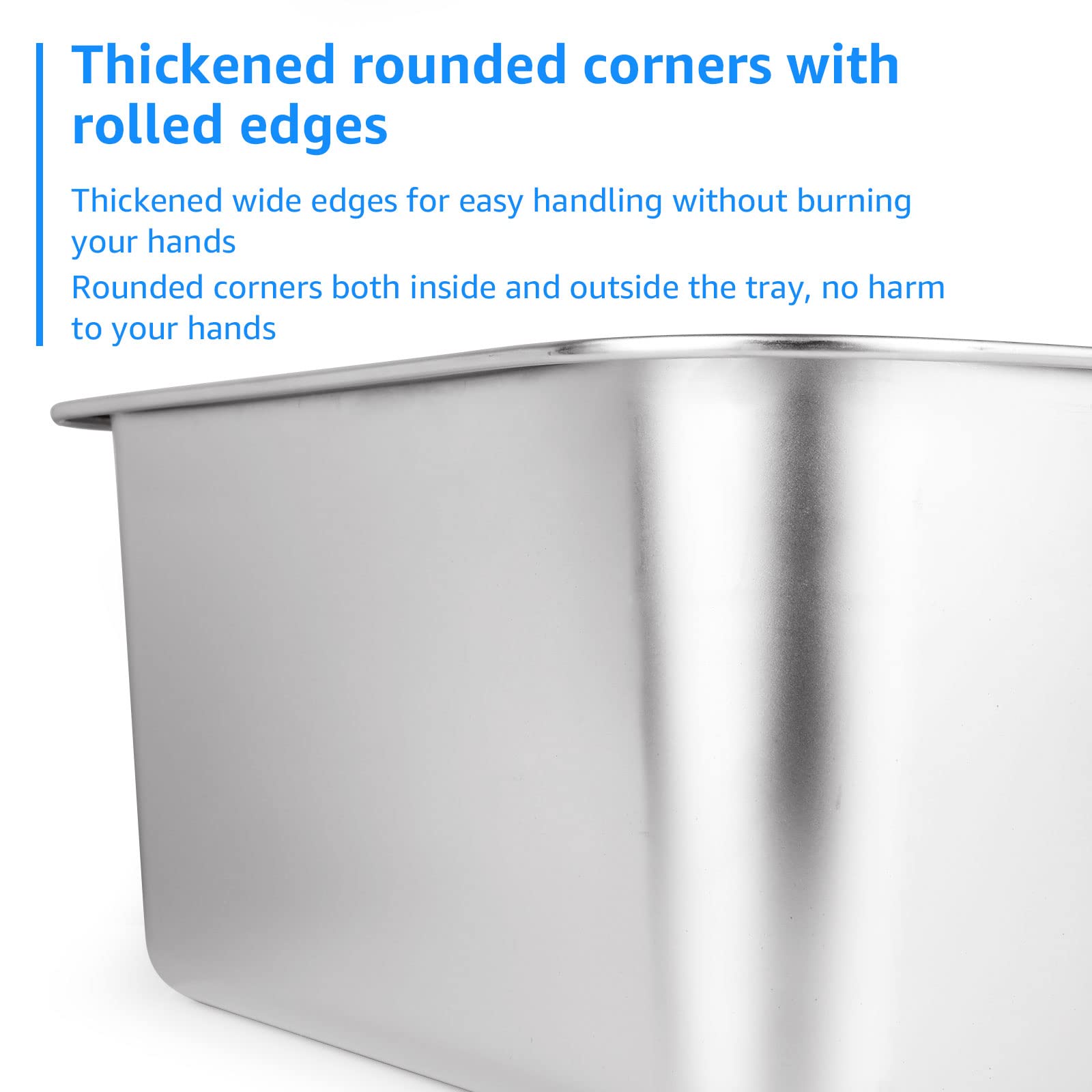 ASelected 304 Stainless Steel Washing Up Bowl - 16.5L Capacity | 44.5cm Outer Size | Built to Last 5