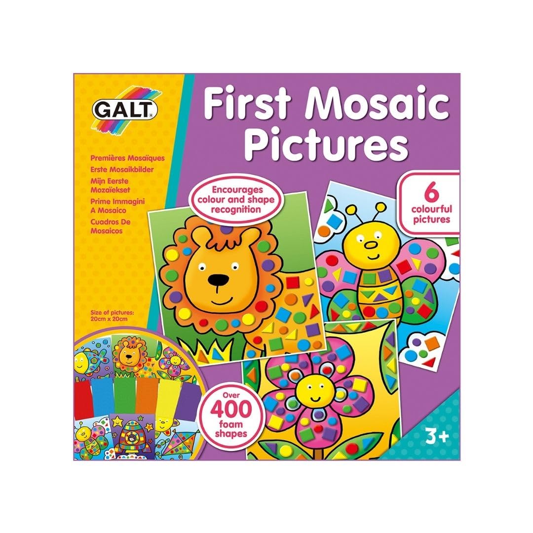 Galt Toys First Mosaic Pictures Creative Activity Set | Ages 3+ | Over 400 Tiles 6