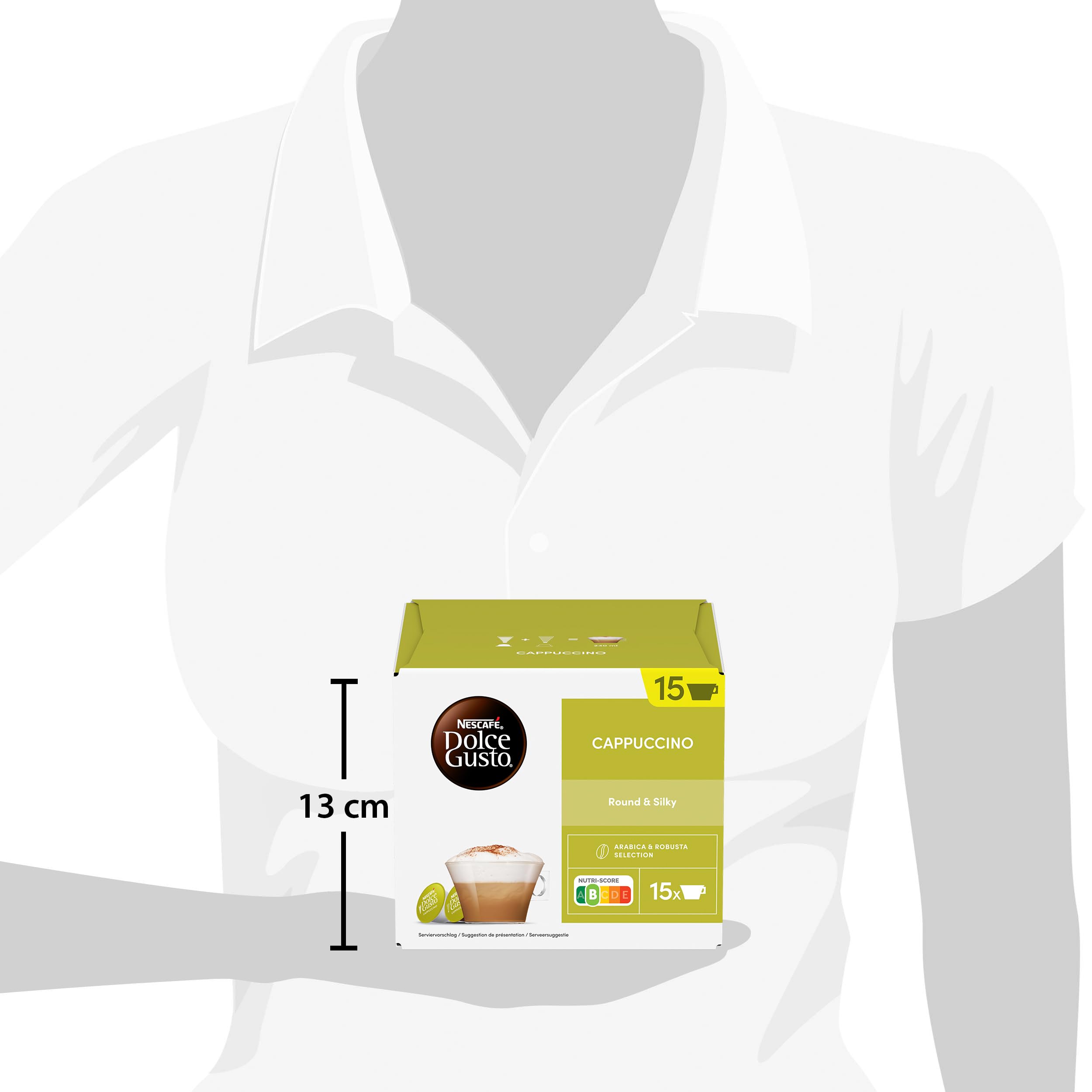 Nescafé Dolce Gusto Cappuccino Coffee Pods - 45 Servings (3 Boxes of 15) 7