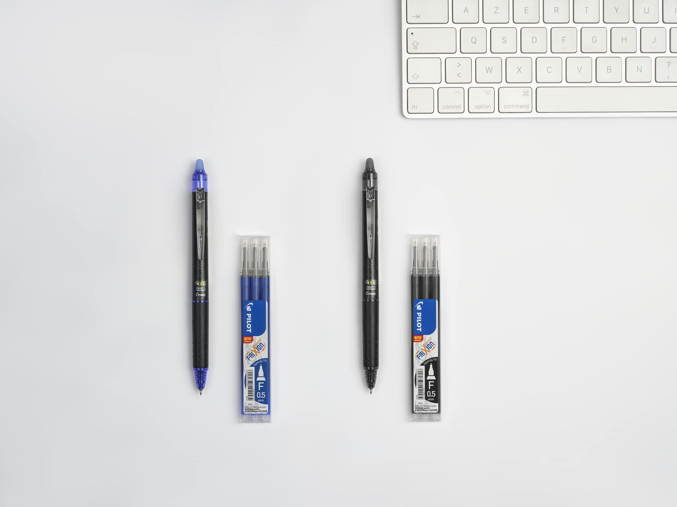 PILOT FriXion Point Clicker Erasable Rollerball Pen - 0.5mm Fine Tip, Retractable, 5 Pack 9