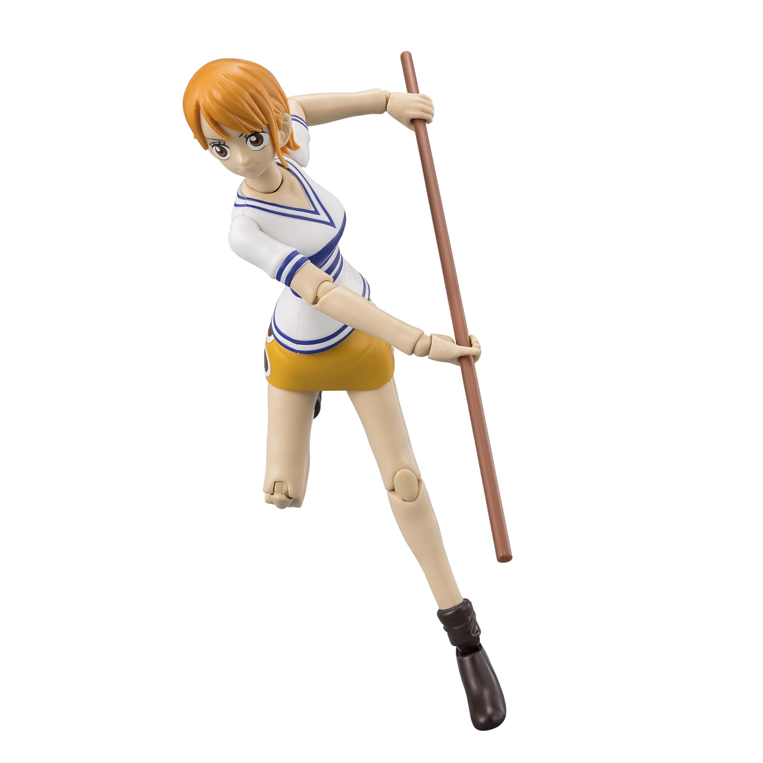 BANDAI Anime Heroes Nami Action Figure - 17cm, East Blue Appearance, Includes Accessories 6