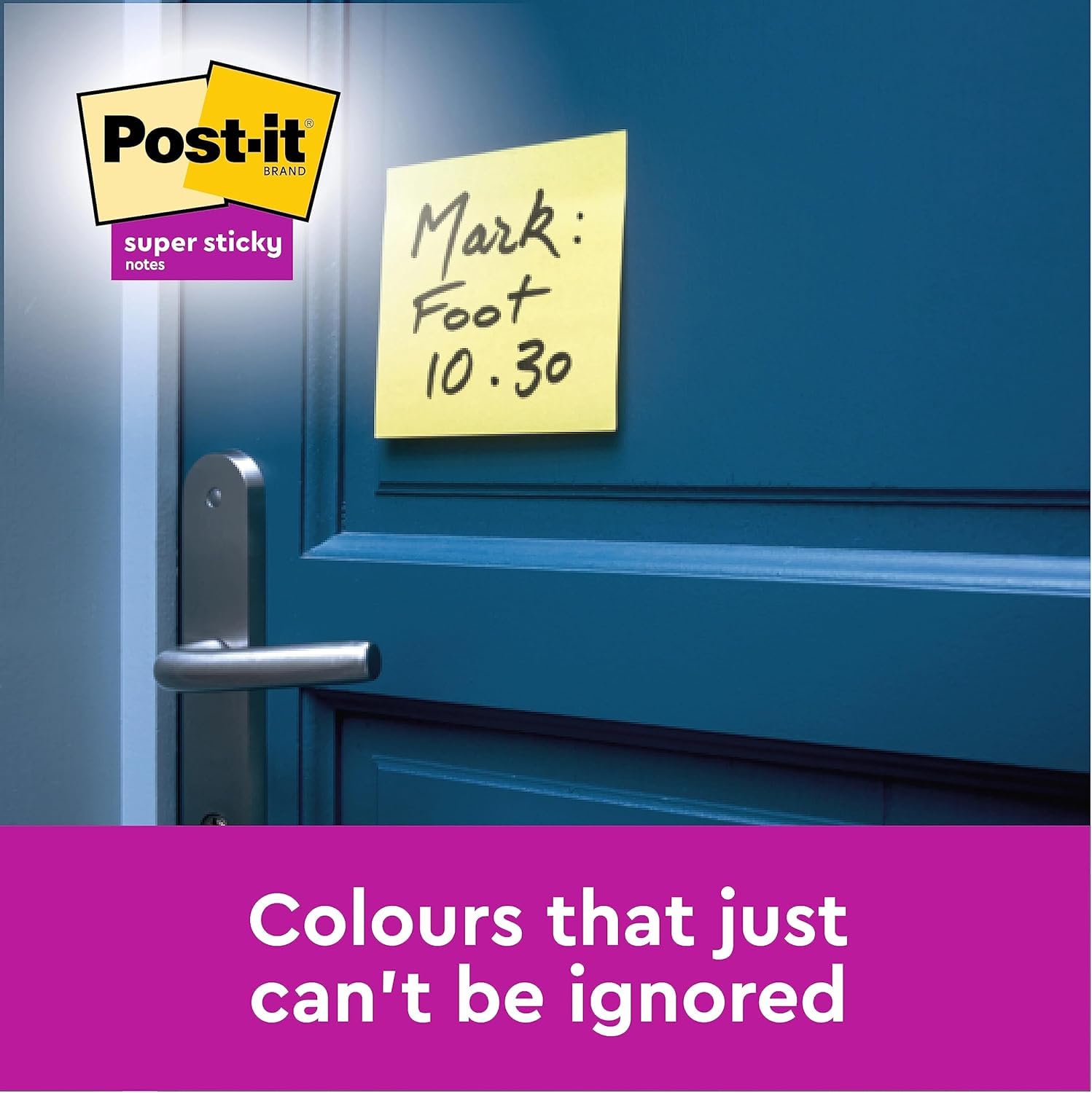 Post-it Super Sticky Notes - 540 Sheets | 76 mm x 76 mm Yellow Square Notes 7