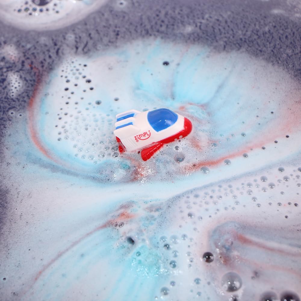 ZIMPLI 3 x 100g Alien Surprise Baff Bombz with Hidden Toy Figure 6