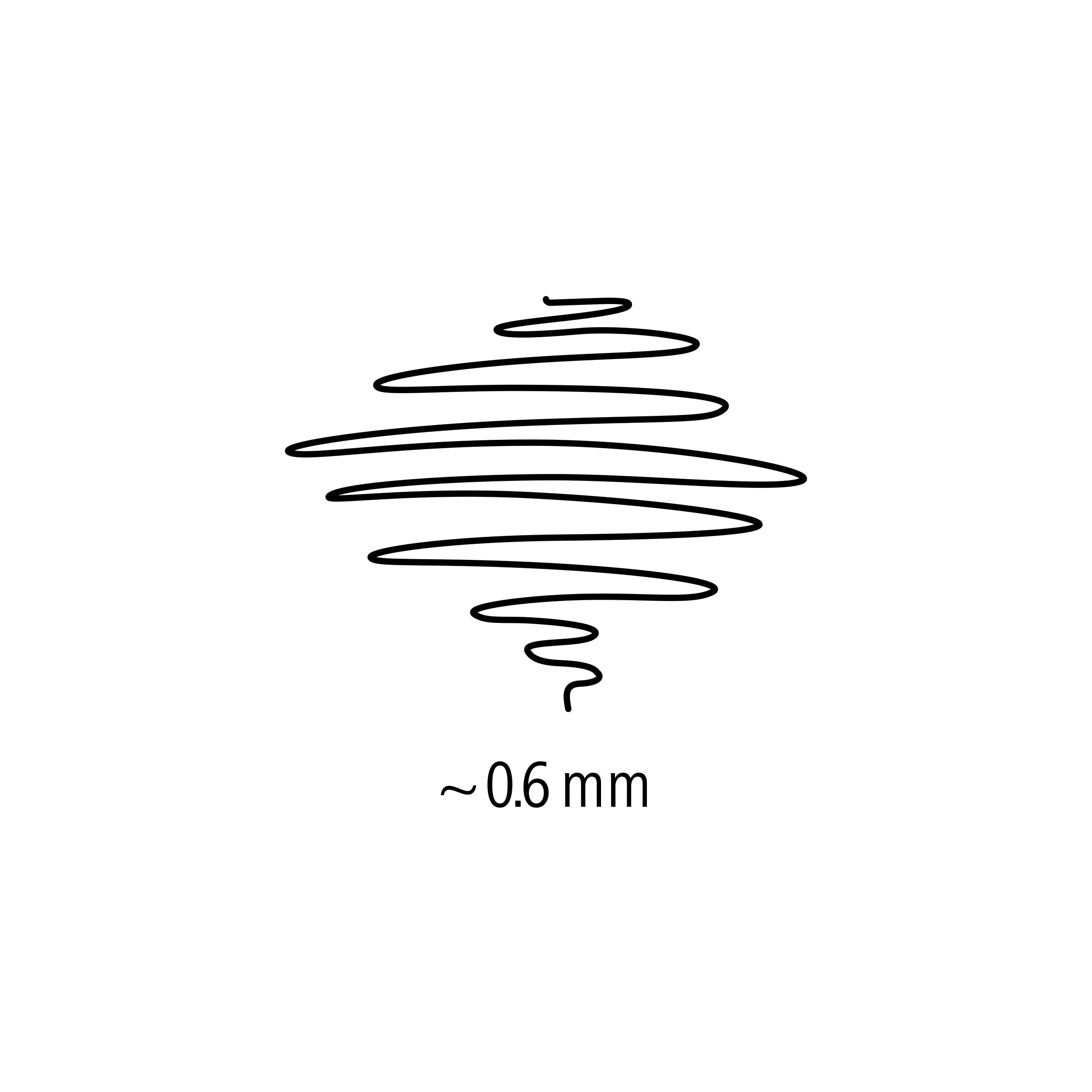 STAEDTLER Lumocolor Non-Permanent Fineliner Pen - Water-Soluble Ink, Refillable | 5 Pack, Black 6