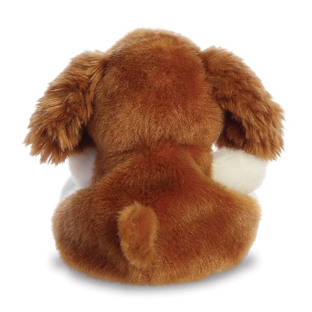 AURORA Palm Pals Lady Spaniel Dog Stuffed Toy | 5In Medium Size | Brown & White | Eco-Friendly 4