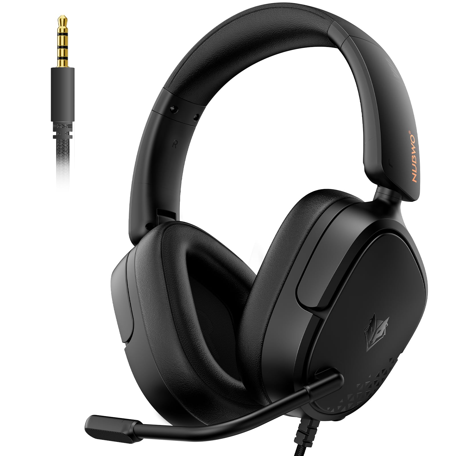 NUBWO HG04L Gaming Headset - Hi-Fi Stereo Sound, Clear Mic, Ergonomic Controls | Black 1