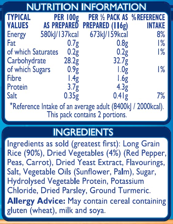 Batchelors Super Rice Chicken Flavour Ready Meal Packet - 90 g (Pack of 11) | No Preservatives 6