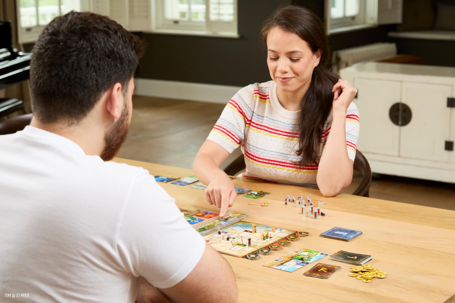 Asmodee The Lord of the Rings: Duel for Middle-Earth Board Game | Ages 10+ | 2 Players | 30 Min 3