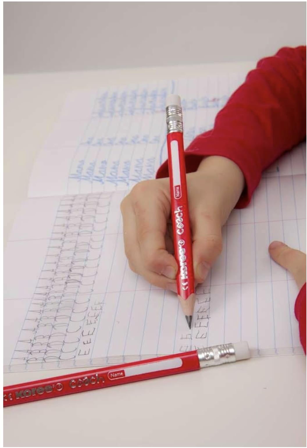 Kores Coach Jumbo HB Graphite Pencils for Kids - Soft Lead with Eraser Tip, 12 Count 3