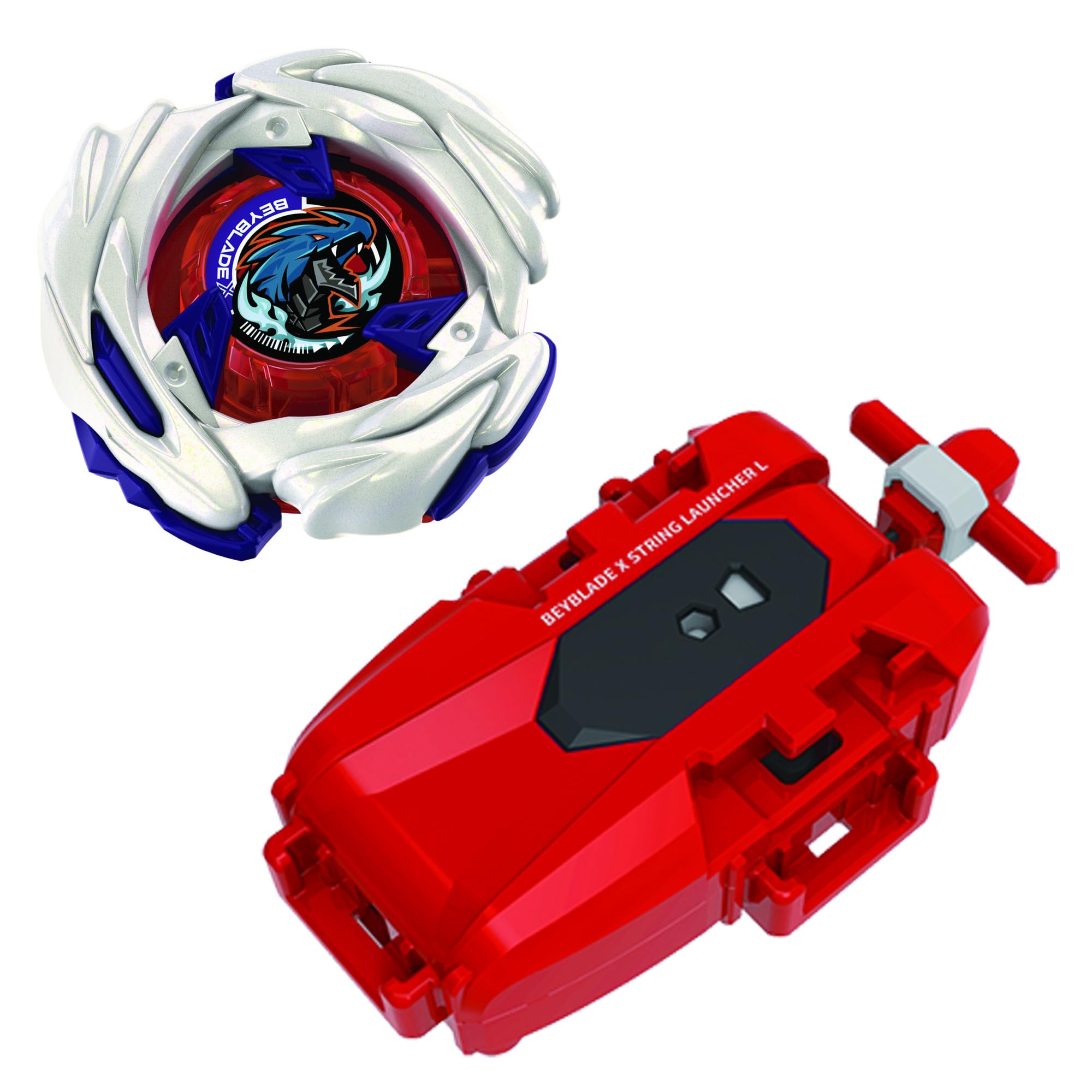 Hasbro Beyblade X Left Spin String Launcher with Meteoroid Dragoon Top | Ages 8+