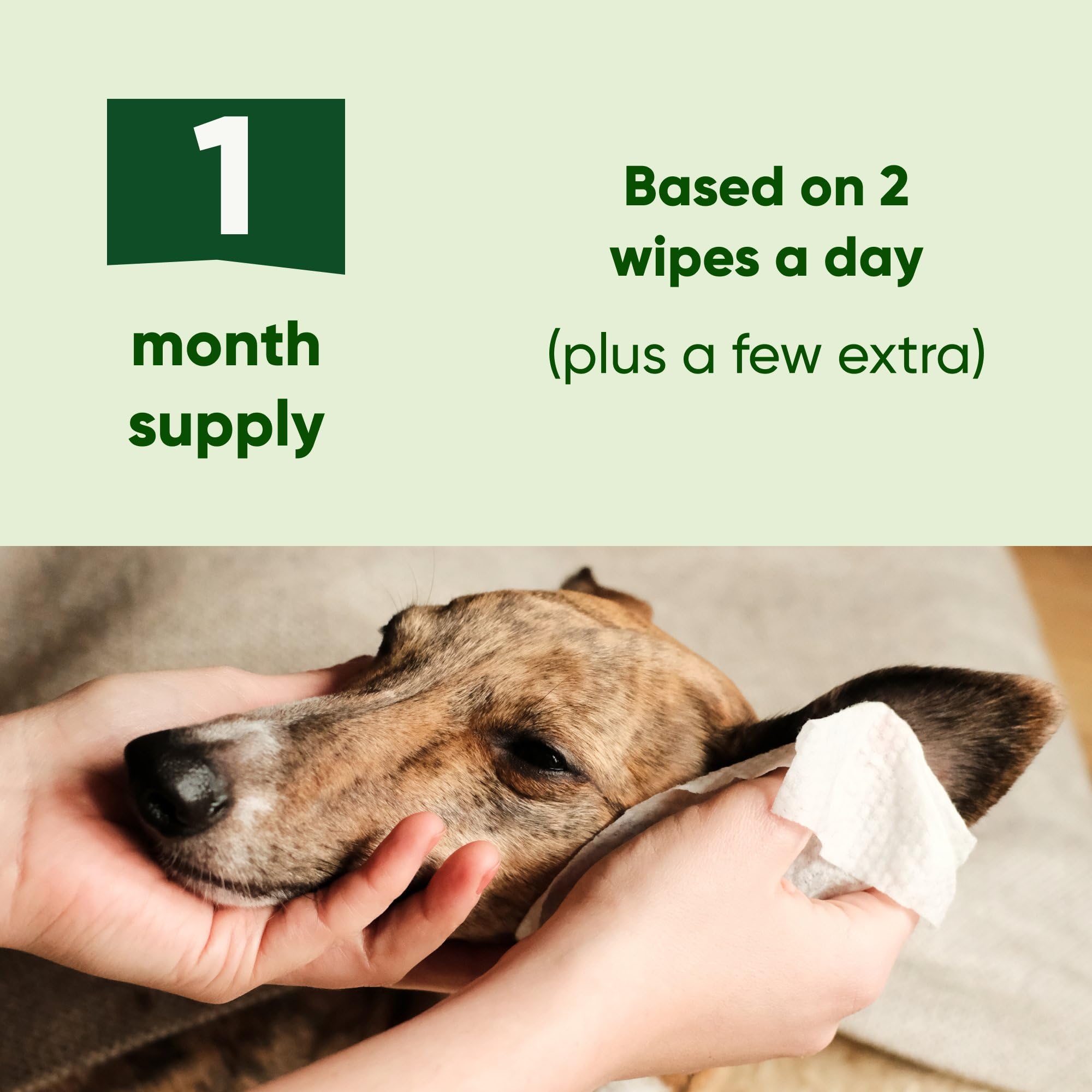 Beco Dog Ear Cleaner Wipes - 70 Count Pack for Ear Wax & Dirt Removal 9