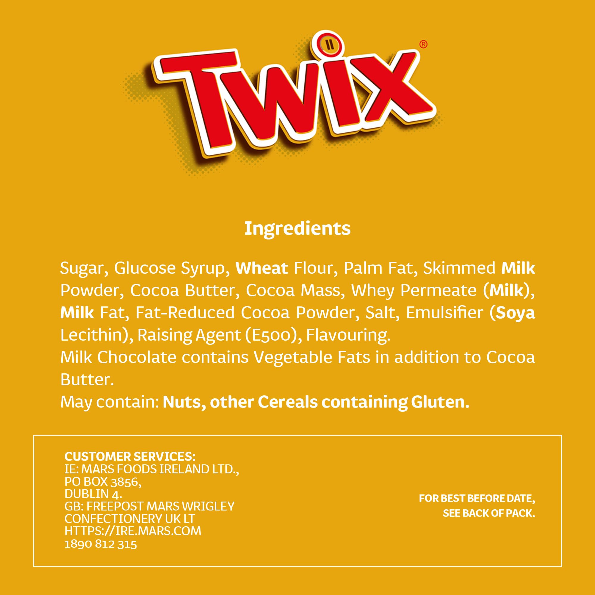 Twix Karamell-Schokoladenfinger Keks-Snackriegel Multipack 16x20g 3