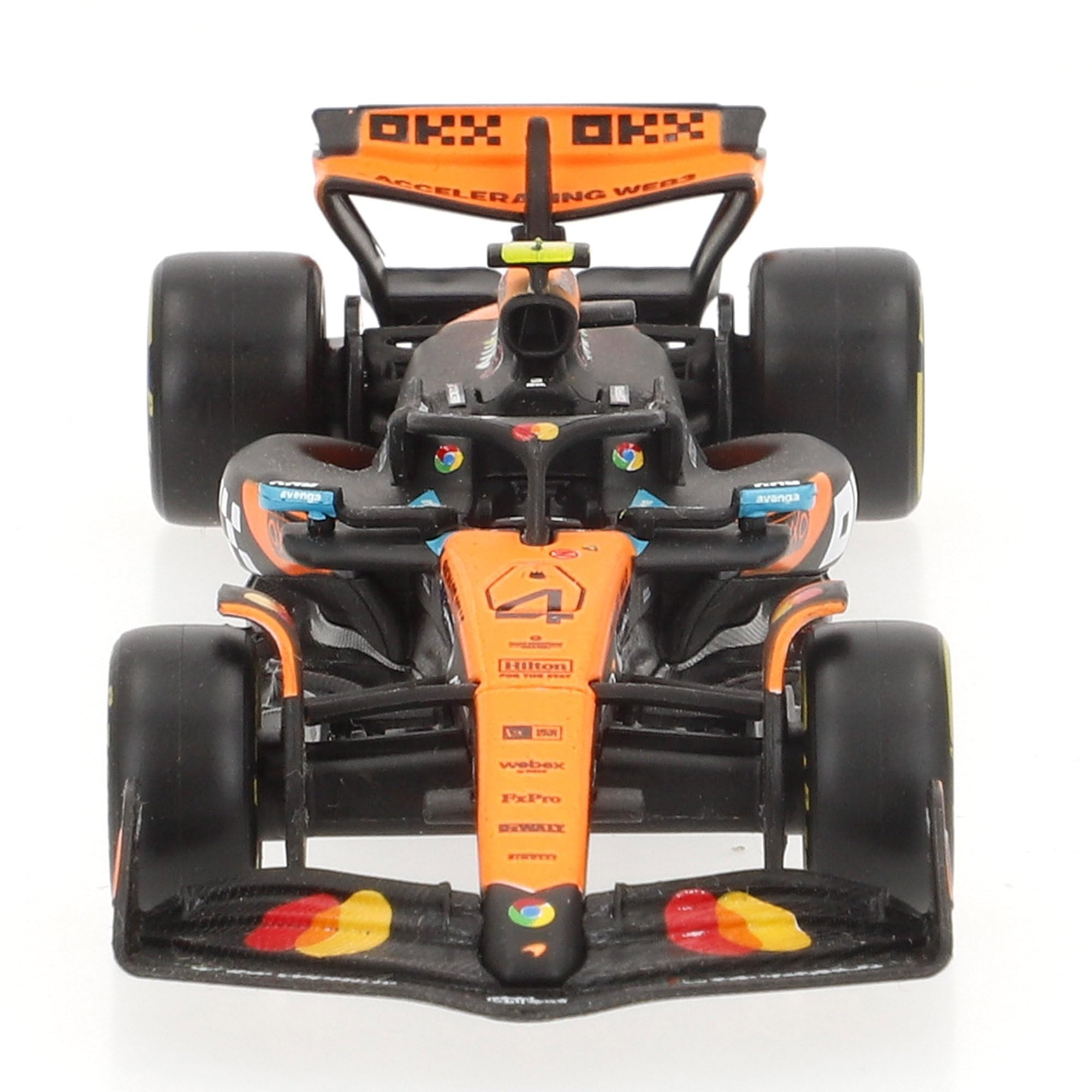 Bburago McLaren F1 MCL39 2025 #4 Norris Diecast Car | 1:43 Scale | Metal 9