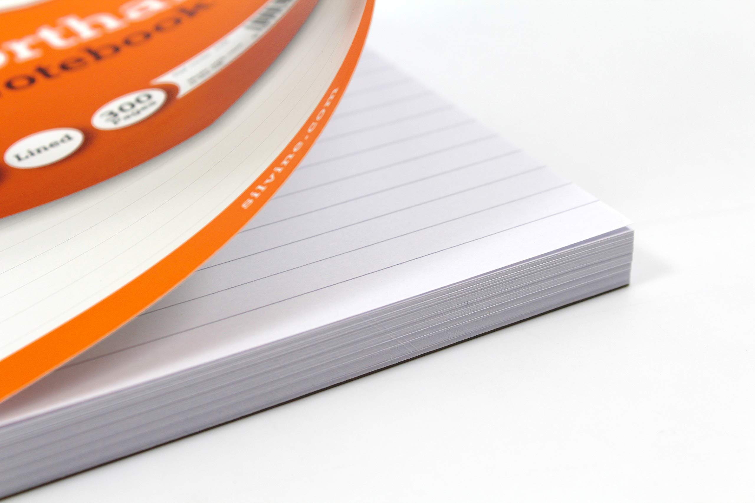 Silvine Reporter's Shorthand Notebook | 8x5 Inch | 300 Pages | 75gsm Feint Ruled | Pack of 6 4