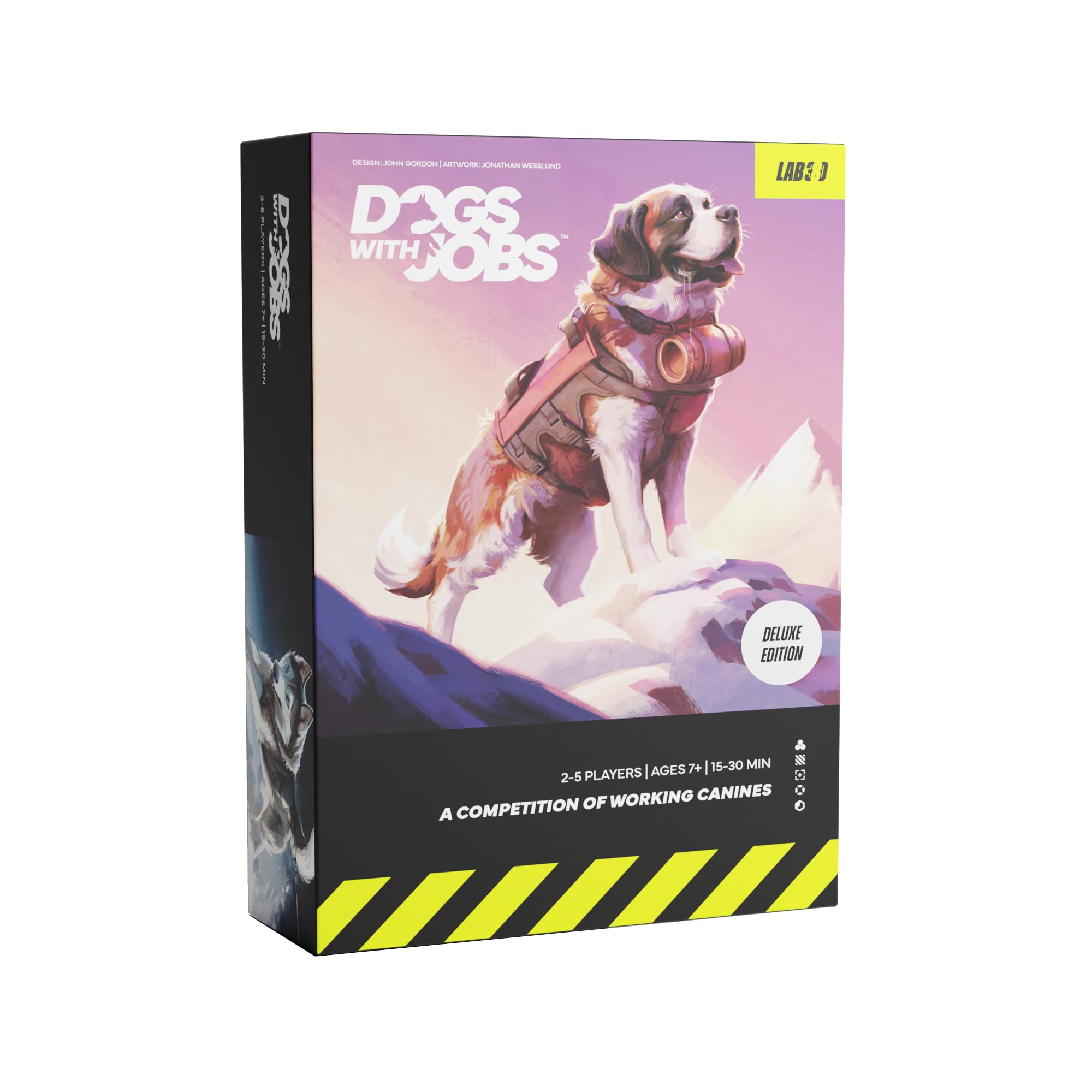 Lab 380 Hunde mit Jobs Brettspiel